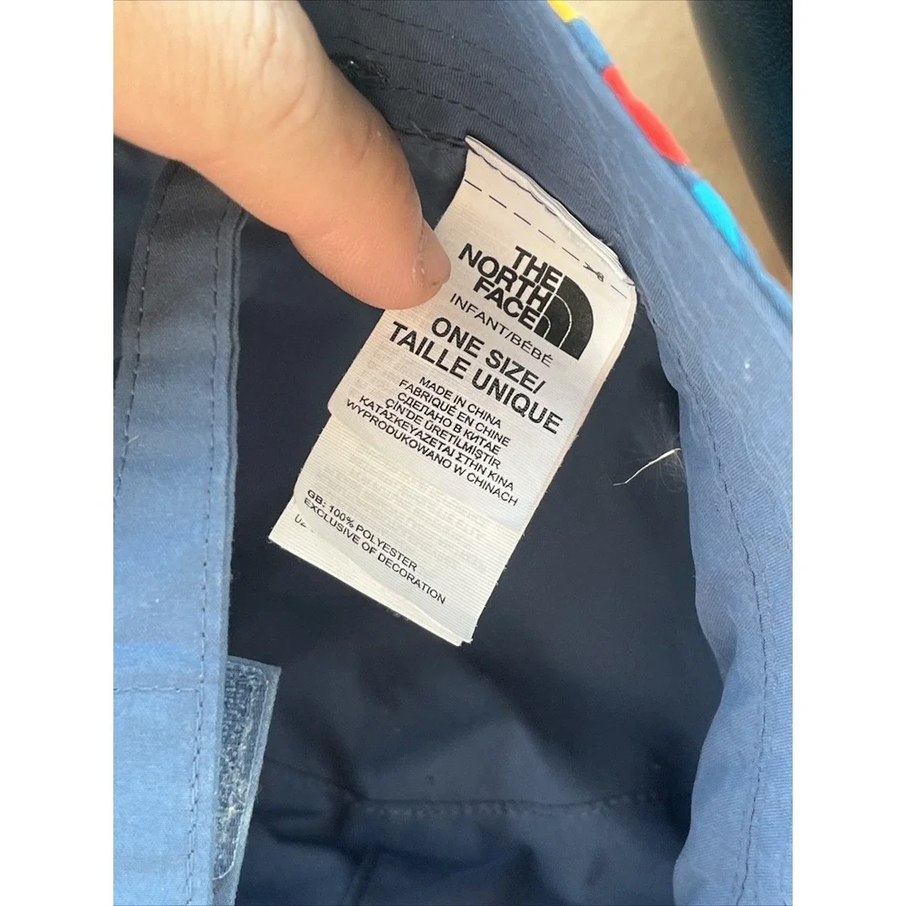 The North Face ensures this accent